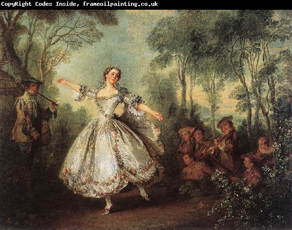LANCRET, Nicolas Mademoiselle de Camargo Dancing g